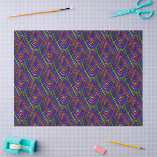 Abstracte Patronen 63A Weefseldocument Tissuepapier (Craft)