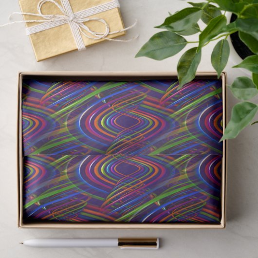 Abstracte Patronen 63A Weefseldocument Tissuepapier (Geschenk)