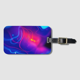 Abstracte Patroon Kleurrijke Artistiek Bagagelabel