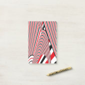 Abstracte patrooncreatie 2 post-it® notes (Op bureau)