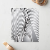 Abstracte Patrooncreatie 3 Notitiekaartje (Voorkant / Achterkant in situ)