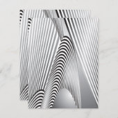 Abstracte Patrooncreatie 3 Notitiekaartje (Voorkant / Achterkant)