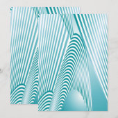 Abstracte Patrooncreatie 4 Bedankkaart (Voorkant / Achterkant)