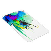 Abstracte Peacock Paint Spletters Magneet (Rechterzijde)