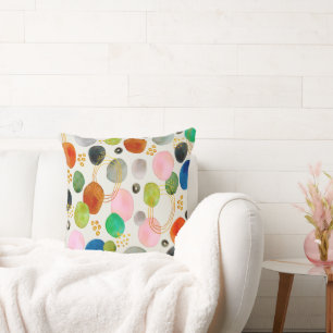 Abstracte pebble Gold Glitter Art Kussen