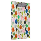 Abstracte Pebble Gold Glitter Art + Uw Logo Klembord (Rechts)