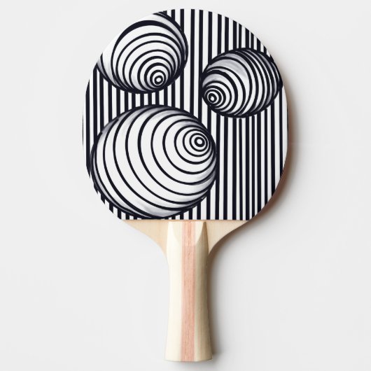 Abstracte peddels tafeltennisbatje (Voorkant)