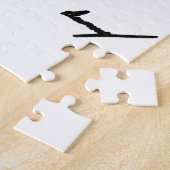 Abstracte Penguin Puzzle Legpuzzel (Zijkant)