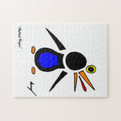 Abstracte Penguin Puzzle Legpuzzel (Horizontaal)