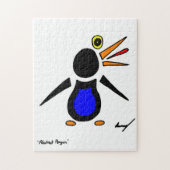 Abstracte Penguin Puzzle Legpuzzel (Verticaal)