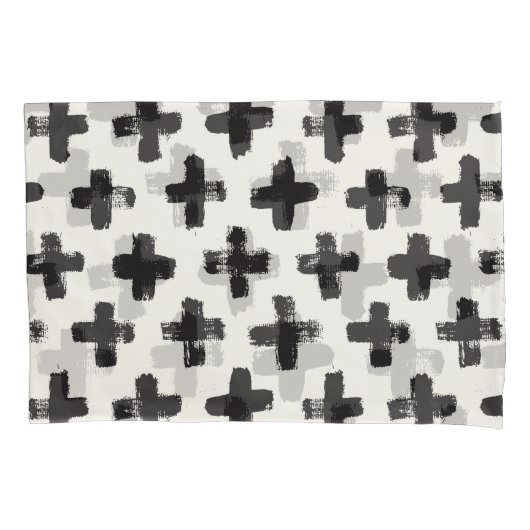  Abstracte penseelstreken achtergrond Kussensloop (Voorkant)