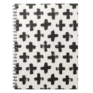  Abstracte penseelstreken achtergrond Notitieboek