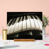 Abstracte pianoketoestel acryl bord (Huwelijk)