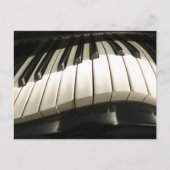 Abstracte pianoketoestel briefkaart (Voorkant)