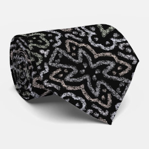 Abstracte Pijl Grunge Patroon Met Zachte Pastels Stropdas