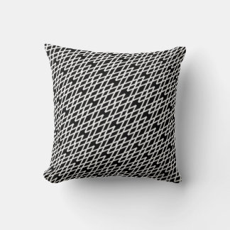 Abstracte Pillow Black White Line Art Kussen