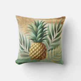 Abstracte Pineapple GOLDEN LEAF artwork STYLE11 Kussen