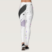 Abstracte Polka Dot Leggings (Achterkant)