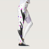 Abstracte Polka Dot Leggings (Rechts)