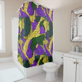 Abstracte polkadop douchegordijn (In situ)