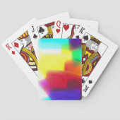 Abstracte Popart Primaire Regenboog Speelkaarten (Achterkant)