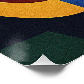 Abstracte portretkunst perfect poster (Hoek)