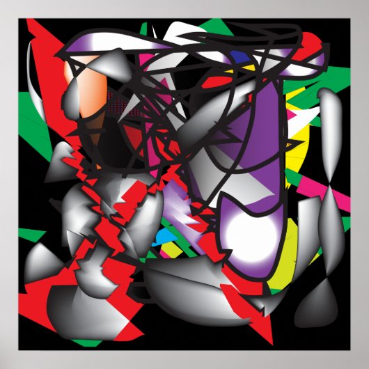 ABSTRACTE POSTER (Voorkant)