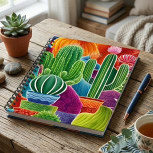 Abstracte Potcactussen Notitieboek