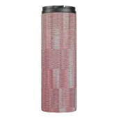 Abstracte prachtige elegante vormen thermosbeker (Achterkant)