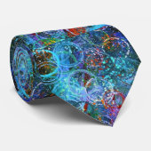 Abstracte Print Stropdas (Opgerold)
