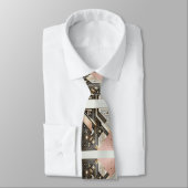 Abstracte printplaat - Retro Art Deco Stropdas (Gebonden)