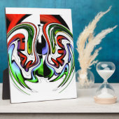 Abstracte profielillustratie afdrukken fotoplaat (Zijkant)