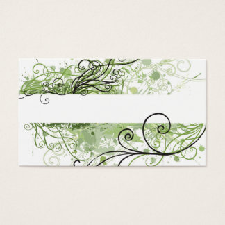 Abstracte profielkaart visitekaartje