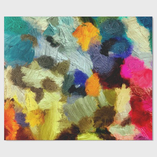 abstracte psychedelic grunge background grafisch s cadeaupapier (Vlak)