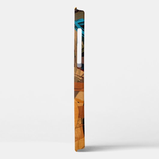 abstracte psychedelische achtergrond van kleurench Case-Mate iPhone case (Achterkant / Links)