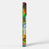 Abstracte psychedelische bloemen Case-Mate iPhone case (Achterkant / Rechts)