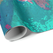 abstracte psychedelische fractale achtergrond van cadeaupapier (Rol Hoek)