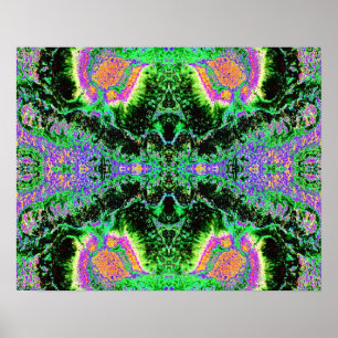 abstracte Psychedelische Kunst "DMT 2" Poster