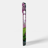 Abstracte psychedelische roze bloemen Case-Mate iPhone case (Achterkant / Links)