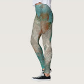 Abstracte psychedelische streken textuur. leggings (Links)