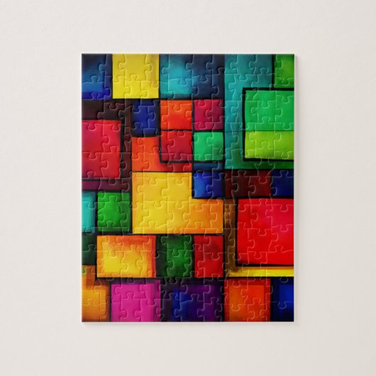 abstracte puzzel (Verticaal)