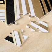 abstracte puzzel van gebroken glas (Zijkant)