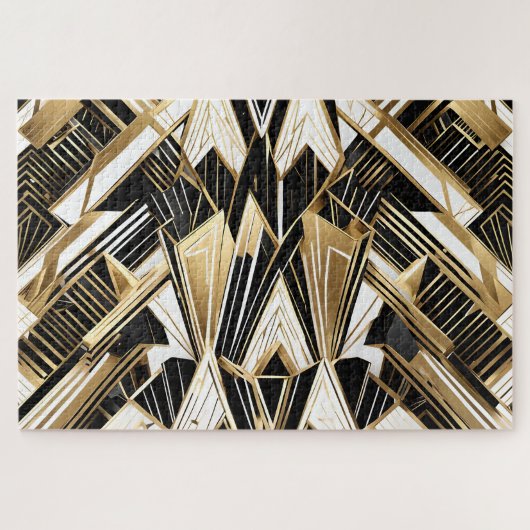 abstracte puzzel van gebroken glas legpuzzel (Horizontaal)