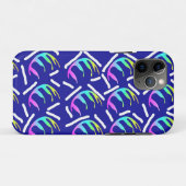 ABSTRACTE RAINBLAUWE LEAVES Case-Mate iPhone CASE (Achterkant (horizontaal))