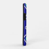 ABSTRACTE RAINBLAUWE LEAVES Case-Mate iPhone CASE (Achterkant/rechts)