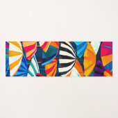 Abstracte Rainbow Beach Paraplu Yogamat (Voorkant (horizontaal))