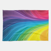 Abstracte Rainbow Kitchen Towel Theedoek (Horizontaal)