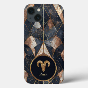 Abstracte Ram Zodiac Illustratie Modern iPhone 13 Hoesje