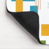 Abstracte rechthoeken en lijnen muismat (Hoek)