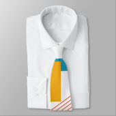 Abstracte rechthoeken en lijnen, Stropdas (Gebonden)